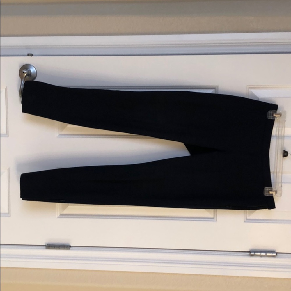 Banana Republic stretch navy blue ankle pants